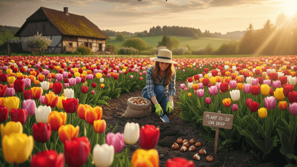 Отглеждане на луковици на лалета 🌷 | Как да засаждаме и да се грижим за лале